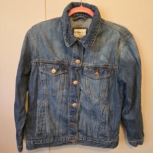Forever 21 Blue Denim Jacket Womens Size Small